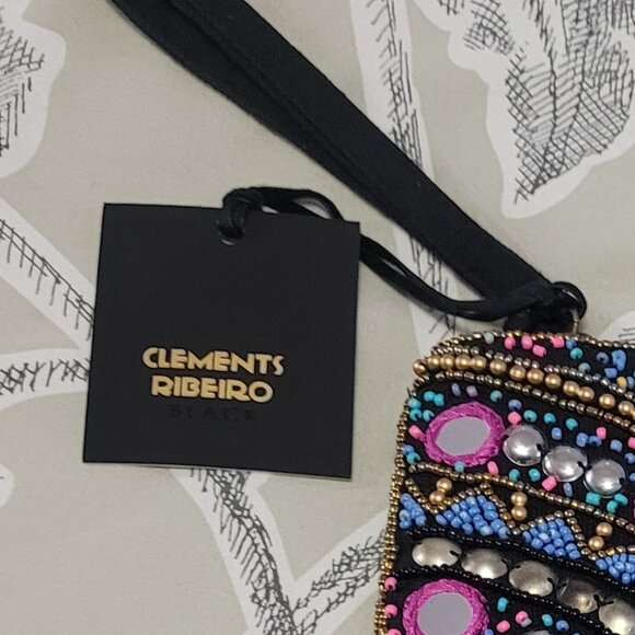 Clements Ribiero Beaded Handbag Purse NWT - Picture 7 of 7
